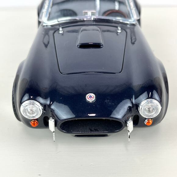 RoadLegend Convertible Shelby Cobra 427 SC Diecast Model Car in Midnight Blue - Picture 3 of 9